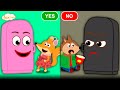The fox family and friends talking refrigerator no or yes adventures - cartoon for kids #913