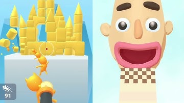 Satisfying Mobile Games | SANDWICH RUNNER vs COUNT MASTERS CROWD RUNNER 3D | Max Level Update Gaming