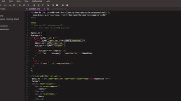 How to validate HTML form with PHP | Submit an empty form validation | Show validation error
