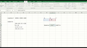 Maximization using SLP method