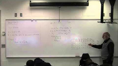 Simplex Method: Two-phase Technique (Class Lecture)