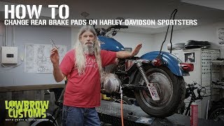 How To: Change Rear Brake Pads On Harley-Davidson Sportsters