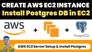Create AWS EC2 Instance | Install Postgres DB in AWS Cloud EC2 Server
