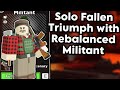 Solo fallen triumph with rebalanced militant  tower defense simulator