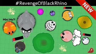 STINK PIG KILLS WHITE LION CUBE // #RevengeOfBlackRhino! Mope.io Trolling