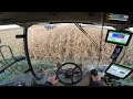 Cab View 40 Minutes Of Corn Harvest POV Combine Sounds