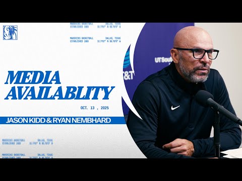 Jason Kidd & Ryan Nembhard | Post Game Media Availability | 10/13/25