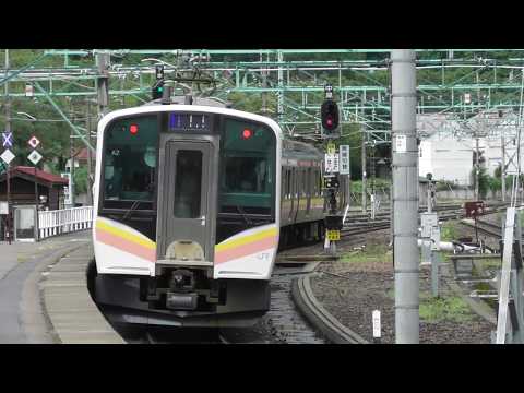 【癒やしの発車メロディー】E129系が水上駅を発車！