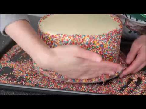 Видео урок  Как сделать торт посыпку   تحضير كيكة