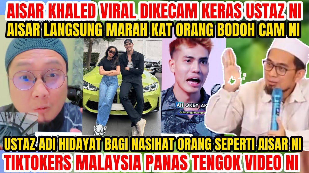 AISAR KHOLID DI KECAM USTAZ SATU INI? AISAR LANGSUNG MARAH KAT ORANG NI!USTAZ MACAM APA NI XADA OTAK