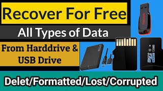 How to Recover Permanently deleted or formatted data from Harddrive and USB Drive