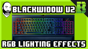 Razer Blackwidow Chroma v2 Lighting Effects
