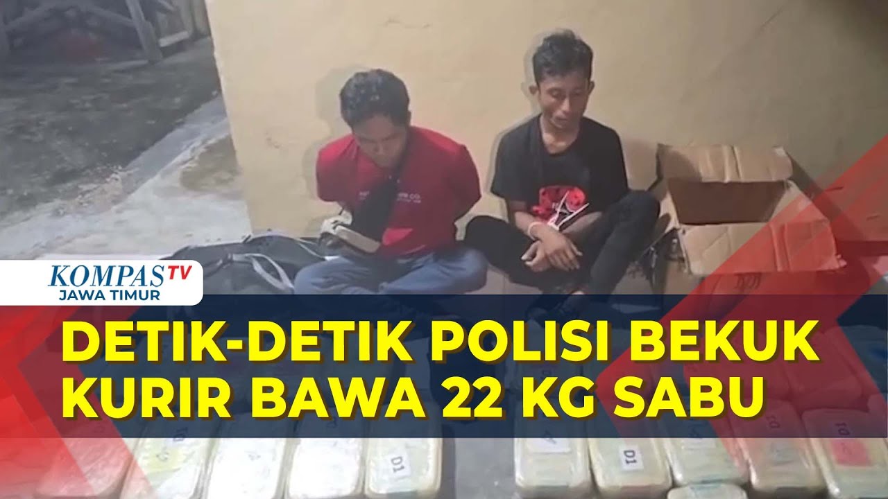 Aksi Polda Jatim Gagalkan Sabu 22 Kg, Diduga Milik Sindikat Internasional!