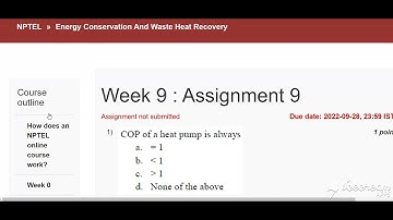 💥WEEK 9💥🔥🔥ENERGY CONSERVATION AND WASTE HEAT RECOVERY ASSIGNMENT SOLUTION💥💥