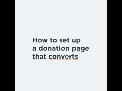 How to Set Up a Donation Page That Converts | Anedot
