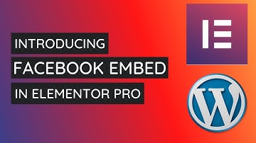 How to Add and Style Facebook Embed Widget in Elementor Pro | Elementor Pro Tutorial - 2021