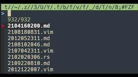 Neovim fzf #1: making your own ( custom action on pressing enter )