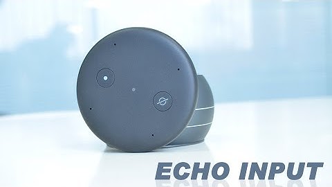 Amazon Echo Input unboxing, initial setup, and demo