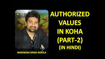 Authorized Value in Koha: How we can create?