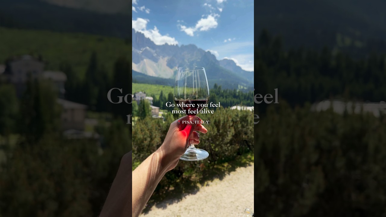 Wine & Peaks: Feel Alive in Pisa, Italy 🇮🇹🍷 | 