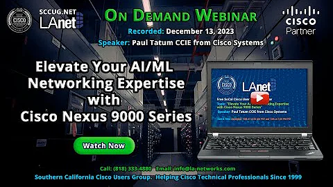 Unlock AI/ML Networking Power with Cisco Nexus 9000 Series (On-Demand Webinar)