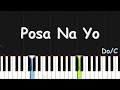 Posa Na Yo | Motema Etindi Nga | EASY PIANO TUTORIAL BY Extreme Midi