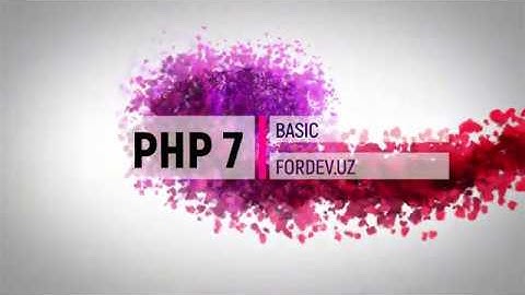 #PHP7 #basic 2-dars | serverni sozlash va php bilan tanishish