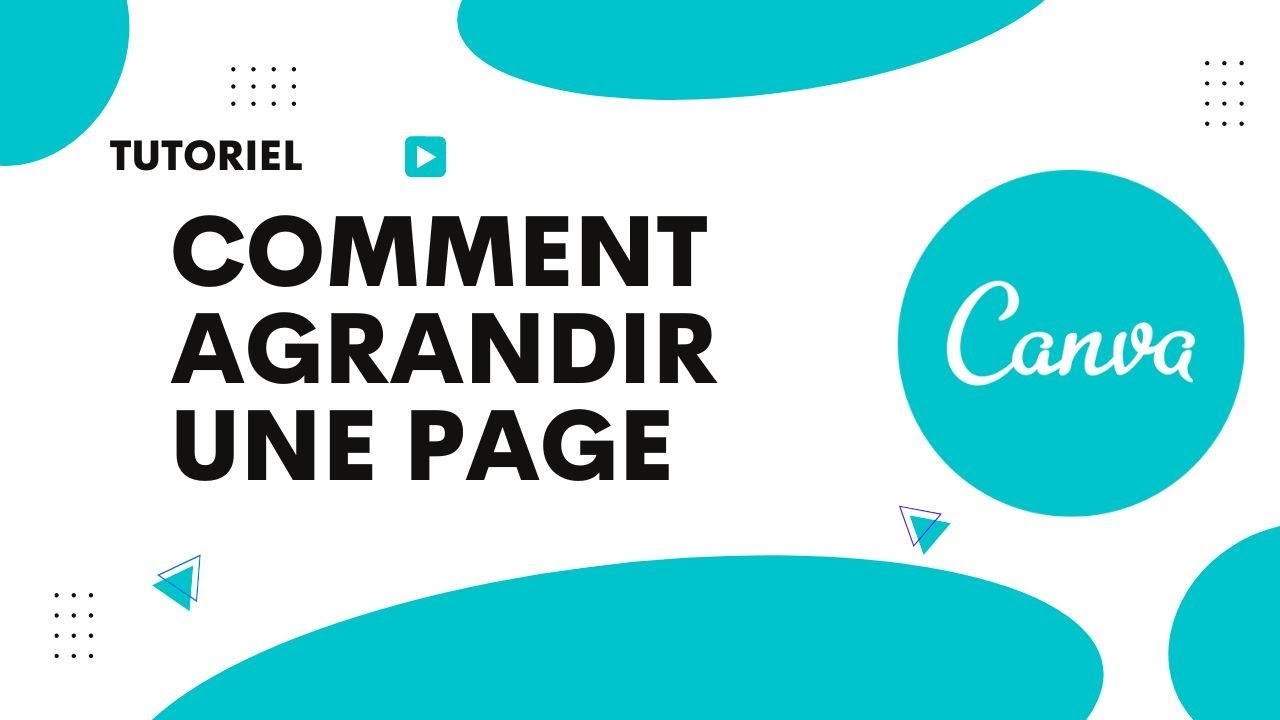 comment agrandir une page sur canva - YouTube