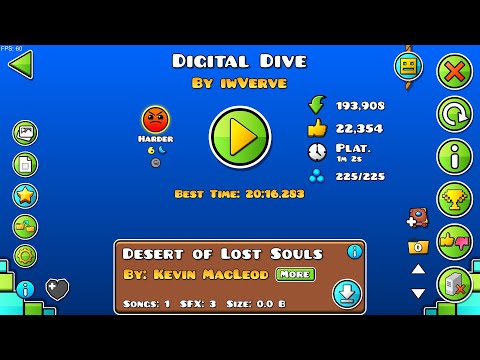 Видео: geometry dash часть 89 - DIGITAL DIVE