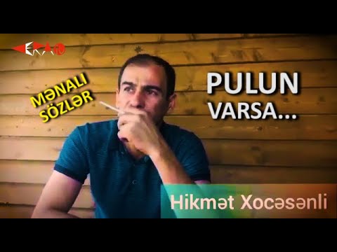 PUL HAQQINDA ŞEİR - HİKMƏT XOCASƏNLİ / YENİ ŞEİR 2020 / / GÖZƏL SÖZLƏR / ERA TV 2020