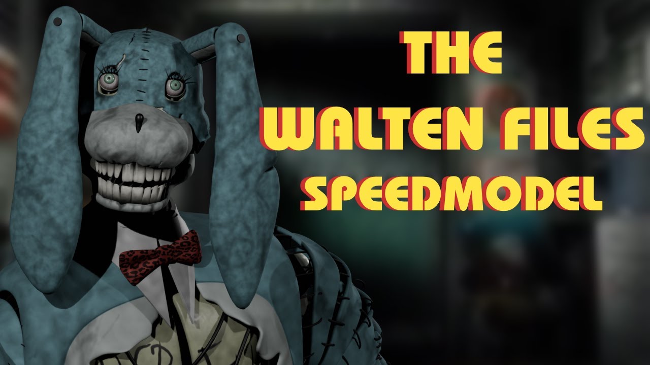 modeling The Walten Files animatronics! [Speed model][TWF] - YouTube