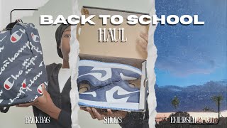My Freshman back to school haul 2026 bookbag Emergency kit etc
