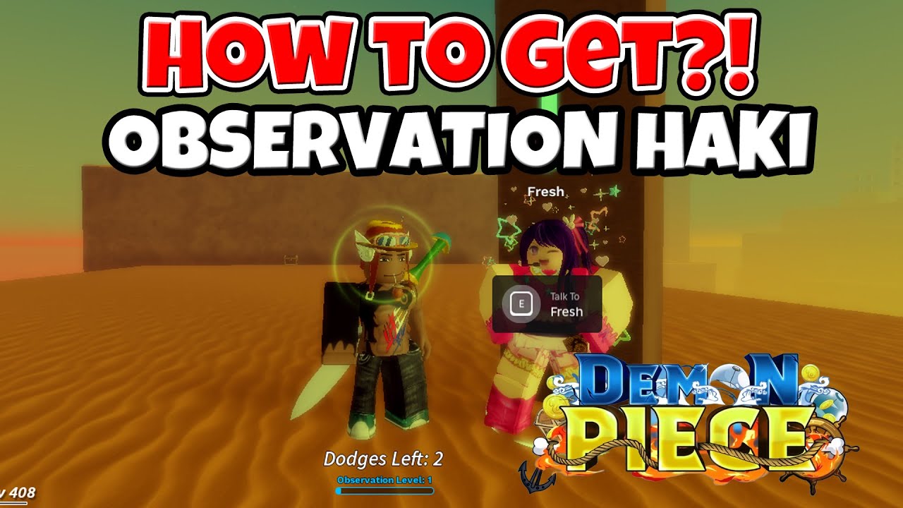 How to get OBSERVATION HAKI 