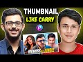Make Roasting Video Thumbnail Like CARRYMINATI in Picsart Full Tutorial in Hindi ||