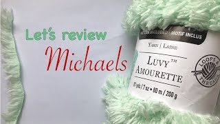 Loops and Threads Luvy yarn review - Michaels