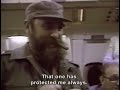 "I have a moral vest." - Fidel Castro
