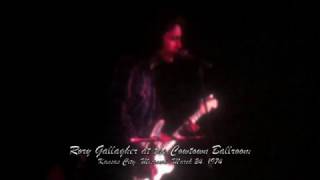 Rory Gallagher at the Cowtown Ballroom March 24, 1974