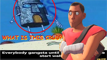 The TF2 Scout rants about a Spongebob episode