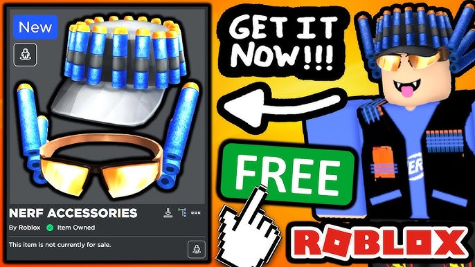 HOW TO GET ALL ROBLOX NERF ITEM CODES FOR FREE! Boom Strike, Armory, Pulse  Laser, Shark Seeker, Bees 