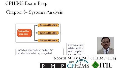 CPHIMS Exam Prep, Chapter 3 - Systems Analysis