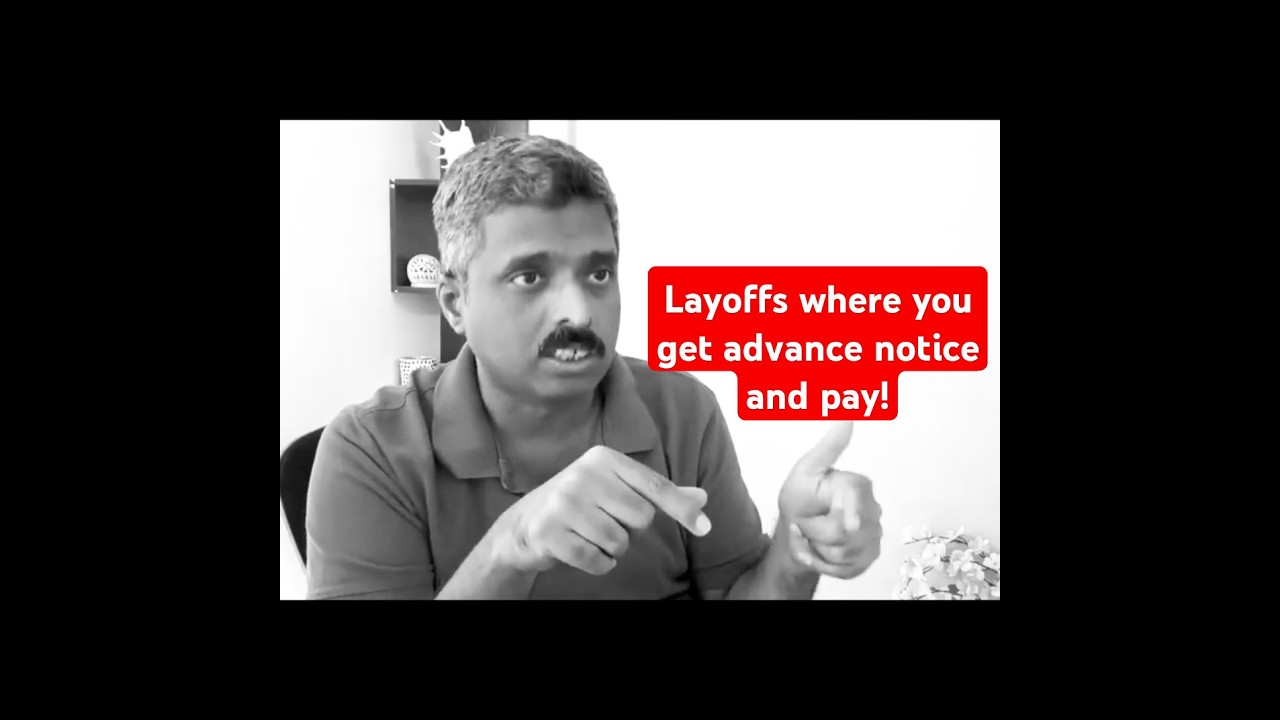 Layoffs Where You Get Advance Notice,  Get Paid and Get Job Search Support | Anand Vaishampayan