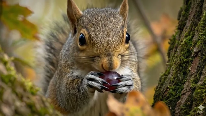 Squirrel_s_First_Grape_Encounter_Video 🐶🐱✨