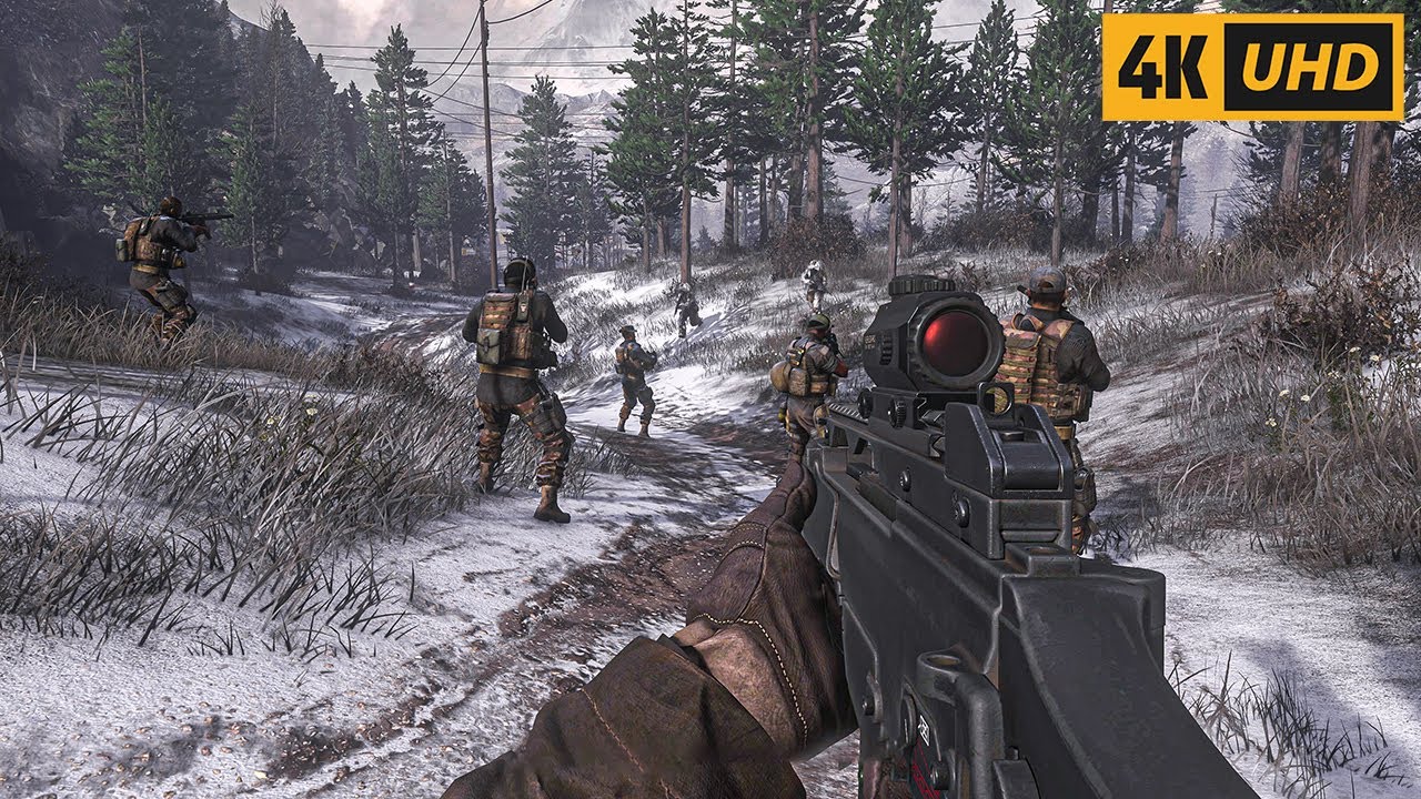 SAS & USMC Joint Op | ULTRA High Graphics Gameplay [4K60FPS UHD] Call ...