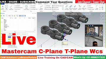 Mastercam 2024 tutorials  | MastercamPlane |Mastercam 2022 Plane