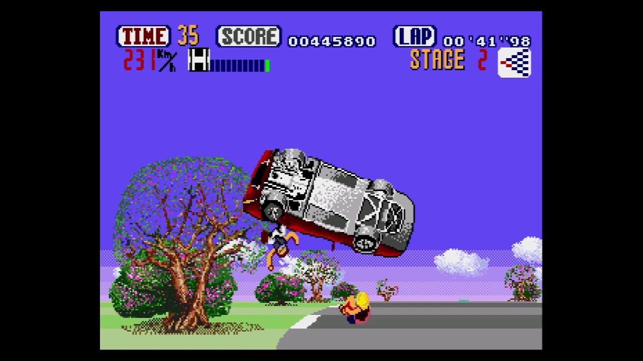 Outrun Gameplay (Sega Genesis) [Retroarch/Genesis Plus GX] 4K YouTube