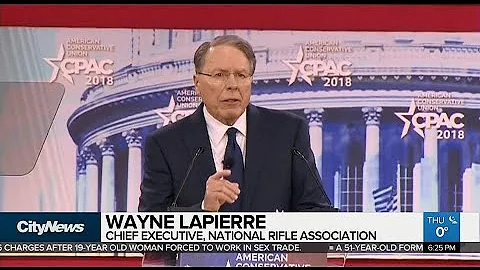 NRA chief says armed guards should protect schools