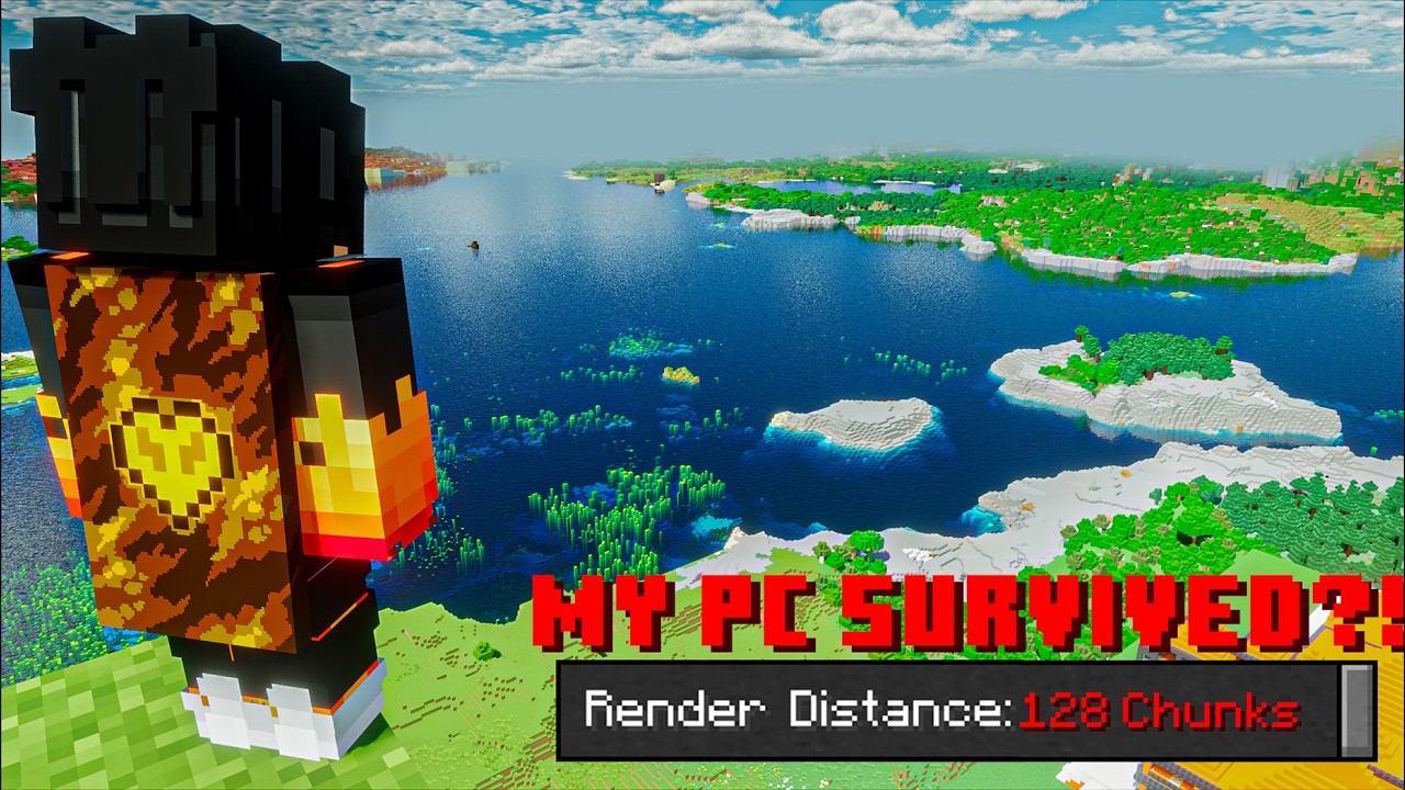 The Extreme Cost of 128 Chunk Render Distance in Minecraft - YouTube