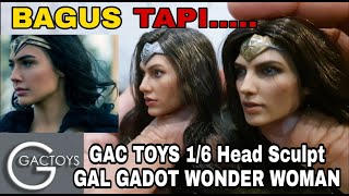 1/6 GAC TOYS WONDER WOMAN GAL GADOT HEAD SCULPT GC037A REVIEW INDONESIA