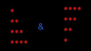 22. LEFT SIDED PYRAMID & REVERSE LEFT SIDED PYRAMID || Assembly Language Programming || emu8086
