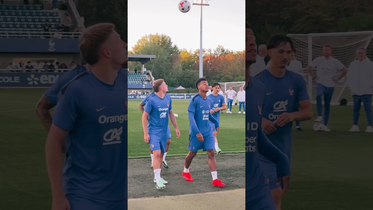 Des 𝗥𝗼𝘂𝗴𝗲 𝗲𝘁 𝗡𝗼𝗶𝗿 chez les Bleus 👀